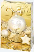 Iris Karácsonyi Ajándék Papírtáska (10 x 16 x 6 cm) - Különböző mintás