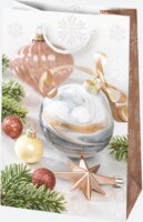 Iris Karácsonyi Ajándék Papírtáska (10 x 16 x 6 cm) - Különböző mintás