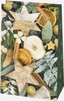 Iris Karácsonyi Ajándék Papírtáska (10 x 16 x 6 cm) - Különböző mintás