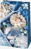 Iris Karácsonyi Ajándék Papírtáska (10 x 16 x 6 cm) - Különböző mintás