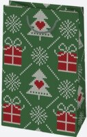 Iris Karácsonyi Ajándék Papírtáska (16 x 24 x 7 cm) - Különböző mintás