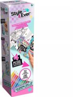 Canal Toys Style 4 Ever 4 méteres színezhető tekercsposzter ceruzákkal és matricákkal
