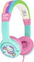 OTL HK0760 Hello Kitty Rainbow Vezetékes Gyerek Fejhallgató - Türkizkék/Szivárvány