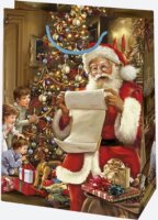 Iris Karácsonyi Ajándék Papírtáska (35 x 48 x 13 cm) - Különböző mintás