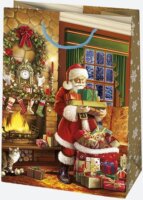 Iris Karácsonyi Ajándék Papírtáska (35 x 48 x 13 cm) - Különböző mintás