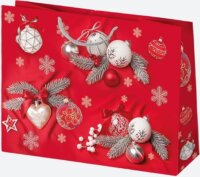 Iris Karácsonyi Ajándék Papírtáska (38 x 29 x 10 cm) - Különböző mintás