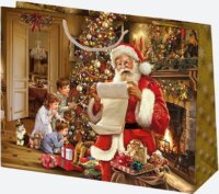 Iris Karácsonyi Ajándék Papírtáska (38 x 29 x 10 cm) - Különböző mintás