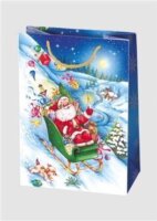 Iris Karácsonyi Ajándék Papírtáska (29 x 40 x 12 cm) - Különböző mintás