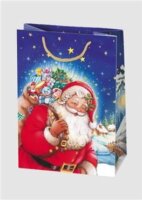 Iris Karácsonyi Ajándék Papírtáska (29 x 40 x 12 cm) - Különböző mintás