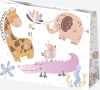 Iris Ajándék Papírtáska (38 x 29 x 10 cm) - Különböző mintás