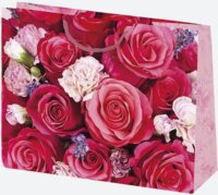 Iris Ajándék Papírtáska (38 x 29 x 10 cm) - Különböző mintás