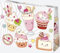 Iris Ajándék Papírtáska (38 x 29 x 10 cm) - Különböző mintás