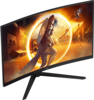 AOC 31.5" CQ32G4VE 16:9 QHD Fast VA Ívelt Gaming Monitor - Fekete/Szürke