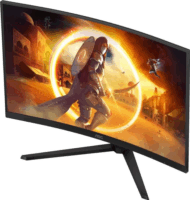 AOC 31.5" CQ32G4VE 16:9 QHD Fast VA Ívelt Gaming Monitor - Fekete/Szürke