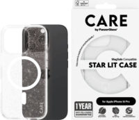PanzerGlass Care Flagship Star Lit Apple iPhone 16 Pro MagSafe Telefon tok - Átlátszó / Fehér