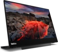 Lenovo 14" ThinkVision M14t G2 16:10 2k IPS USB-C Hordozható Érintőkijelzős Monitor - Fekete