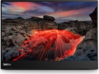 Lenovo 14" ThinkVision M14t G2 16:10 2k IPS USB-C Hordozható Érintőkijelzős Monitor - Fekete