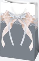 Iris Ajándék Masnis Papírtáska (10 x 16 x 6cm) - Különböző mintás