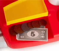 Casdon Posta játékszett kiegészítőkkel - Piros