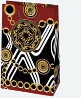 Iris Ajándék Papírtáska (16 x 24 x 7cm) - Különböző mintás