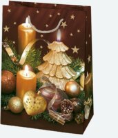 Iris Karácsonyi Ajándék Papírtáska (23 x 32 x 11cm) - Különböző mintás
