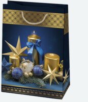 Iris Karácsonyi Ajándék Papírtáska (23 x 32 x 11cm) - Különböző mintás