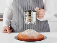 Blauman BL-3438 Rozsdamentes Liszt - és porcukor szita 10,5x9 cm - Inox