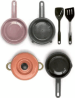 Green Bean 7 darabos játék Edénykészlet - Többszínű