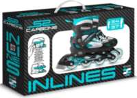 Stamp Skids Control Állítható Egysoros görkorcsolya 34-37 méret - Fekete/Kék/Fehér