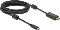 DeLock 85972 USB-C 4.0 - HDMI 4K 60Hz kábel 5m - Fekete