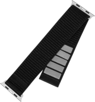 Fixed Sporty Apple Watch S1/2/3/4/5/6/7/8/9/10/SE1/SE2 Nylon Okosóra szíj 42/44/45mm - Fekete