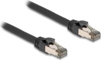 DeLock 80244 U/FTP Cat6a RJ45 Flexibilis Patch kábel 10m - Fekete