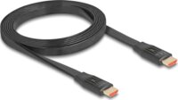 DeLock 81002 DisplayPort - DisplayPort 1.4 8K 60Hz Lapos kábel 2m - Fekete