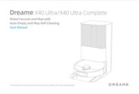 Dreame X40 Ultra Complete Robotproszívó és Felmosó Multifunkciós Dokkolóval - Fekete