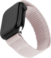 Fixed Sporty Apple Watch S1/2/3/4/5/6/7/8/9/10/SE1/SE2 Nylon Okosóra szíj 42/44/45mm - Rózsaarany