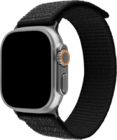 Fixed Sporty Apple Watch Ultra/Ultra 2 Nylon Okosóra szíj 49mm - Fekete
