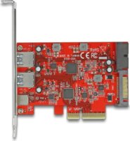 DeLock 90492 Külső USB-A 3.2 / USB-C 3.2 PCI-E Bővítőkártya