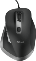 Trust Fyda Vezetékes Optikai Egér - Fekete
