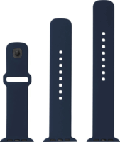 Fixed Sporty Apple Watch S1/2/3/4/5/6/7/8/9/SE1/SE2 Szilikon Okosóra szíj készlet 38/40/41 mm - Kék