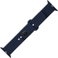 Fixed Sporty Apple Watch S1/2/3/4/5/6/7/8/9/SE1/SE2 Szilikon Okosóra szíj készlet 38/40/41 mm - Kék