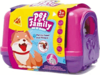 Manyuk Toys Interaktív kutyus plüss játék hordozóban 17 cm - Többféle