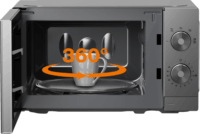 Gorenje MO20E1T4 Szabadon álló Mikrohullámú sütő 20L 700W - Szürke