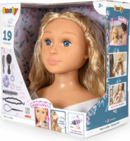 Smoby Kreatív fejmodell, sminkelhető és fodrász fej - Szőke hajú