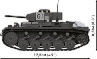 Cobi Panzerkampfwagen II Tank 813 darabos építő készlet