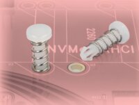 Delock 18272 Rúgós, hűtőborda rögzíto szegecs (10 db/csomag) - Fehér