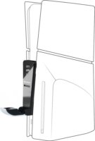 Nacon 2809193 PS5 Slim kontrollertöltő HUB - Fekete/Fehér