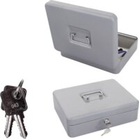 Rottner HomeStar Cash Euro 2 Rekeszes Pénzkazetta 30 x 9 x 24 cm - Ezüst