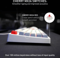 Cherry XTRFY K4V2 TKL Mechanikus Gaming Vezetékes Billentyűzet DE - Retro/Szürke