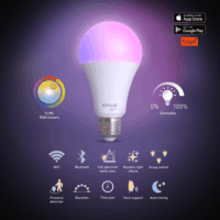 Retlux LED izzó 14W 1521lm 6500K E27 - RGB