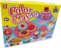 Tortakészítő gyurmaszett 6 színű